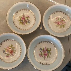 Homer Laughlin Eggshell Georgian Chateaux Blue small fruit bowls